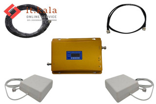 پکیج تقویت کننده آنتن موبایل 2 باند 420 میلی وات مدل MZ102-GD (درون شهری)